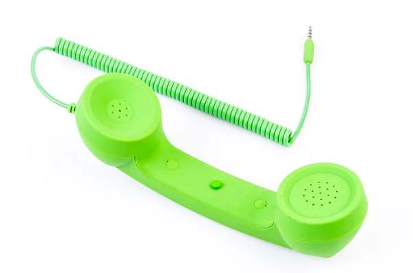 Green telephone — Stock Photo, Image