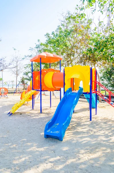 Playground on the beach — Stock Photo, Image