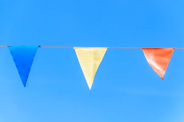 Farbe Parteifahnen — Stockfoto