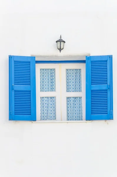 Greece window — Stock Photo, Image