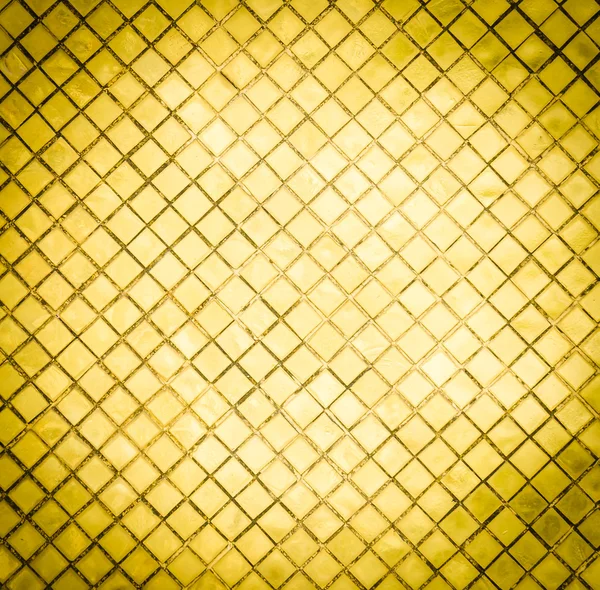 Текстура золотой плитки — стоковое фото