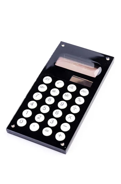 Calculator op wit — Stockfoto