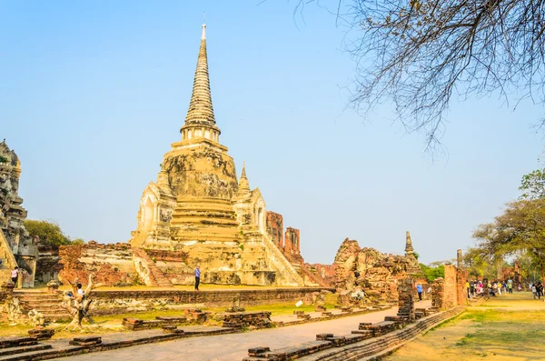 扫管笏 phra sanphet 寺 — 图库照片