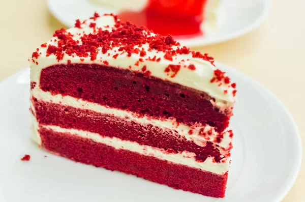 Velvet red cake — Stock Photo, Image