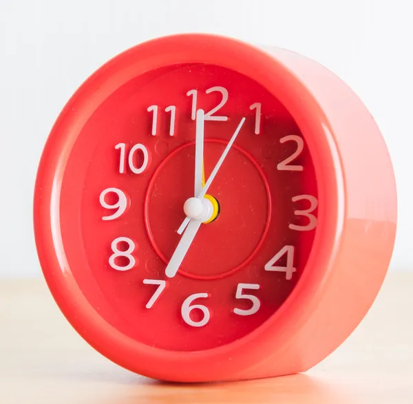 Orologio rosso — Foto Stock