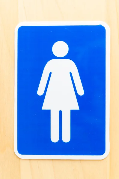 Toaletní znamení — Stock fotografie