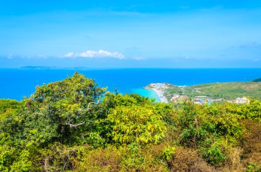 Koh Larne Adası tropik sahil