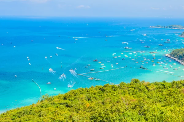 Koh larn wyspie tropikalnej plaży — Stockfoto