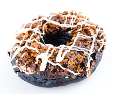 beyaz üzerine çörek