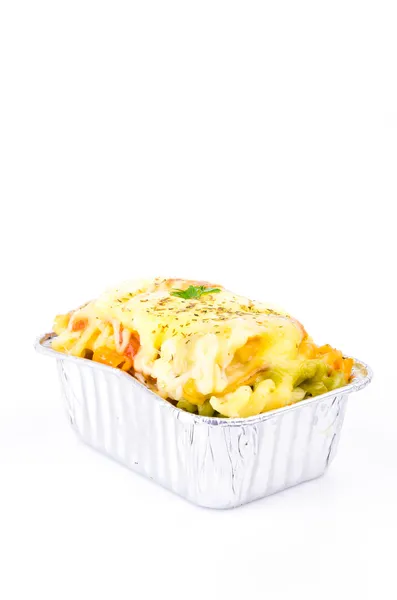 Lasagne mořské plody — Stock fotografie