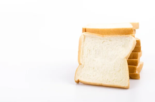 Bread on white — Stock Photo, Image