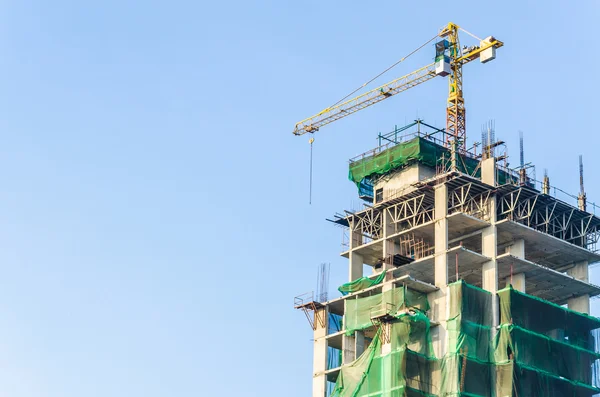 Construção de gruas — Fotografia de Stock