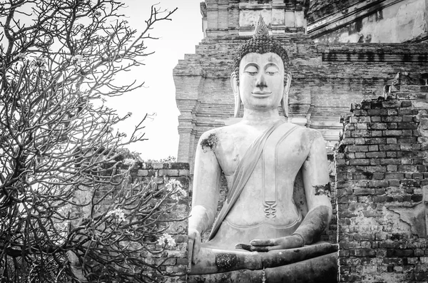 Tempio di Wat Yai Chaimongkol — Foto Stock