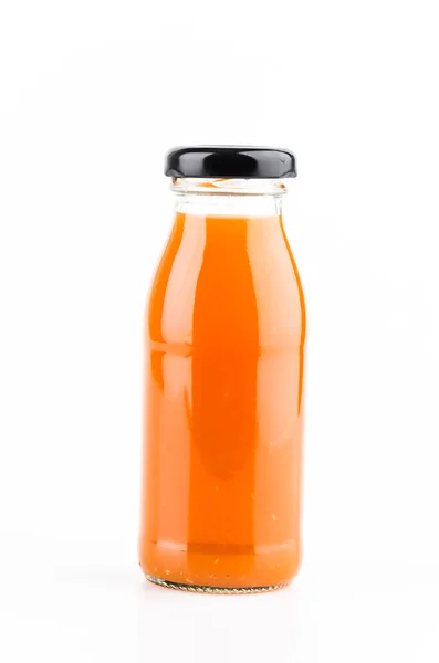 Orange juice bottle — Stock Photo, Image