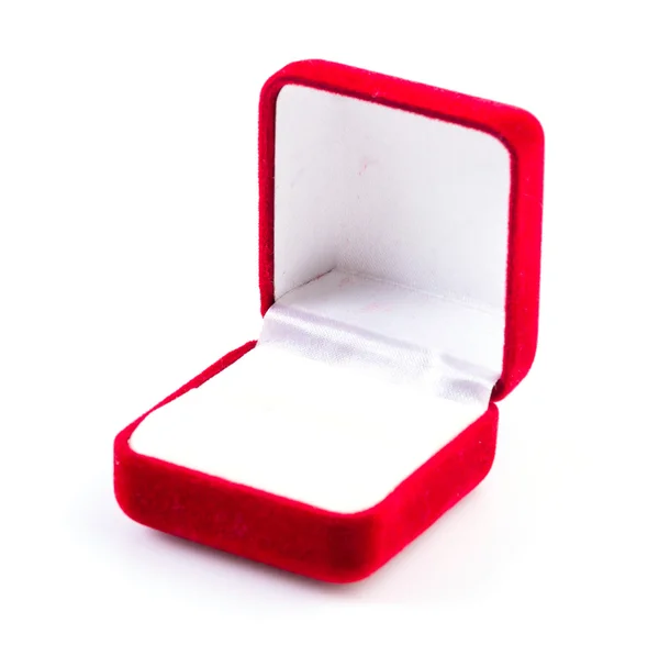 Jewelry red box — Stock Photo, Image