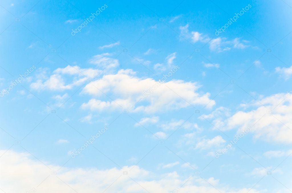 Cloud with sky background