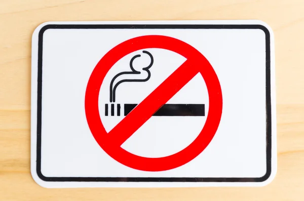 Znak dla niepalących — Zdjęcie stockowe