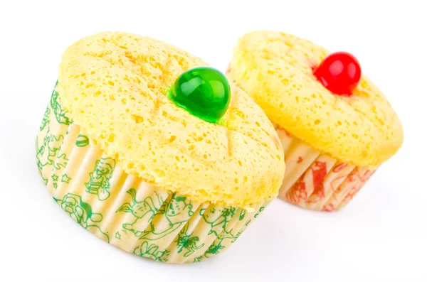 Cupcakes de baunilha — Fotografia de Stock