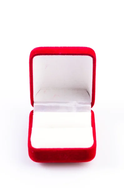 Jewelry red box — Stock Photo, Image