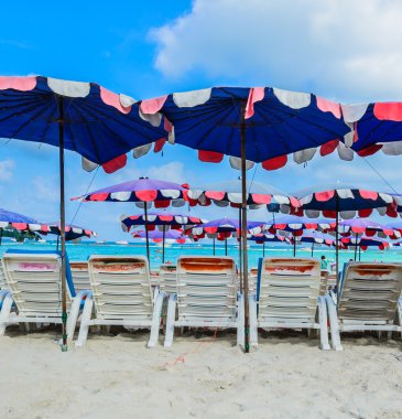 Koh Larne Adası tropik sahil