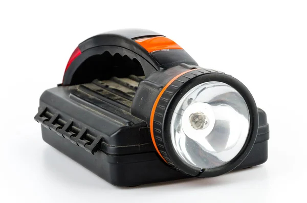 Black flashlight — Stock Photo, Image