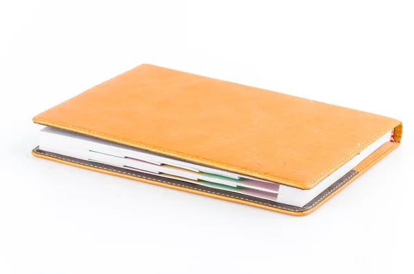 Leather notebook — Stock Photo, Image