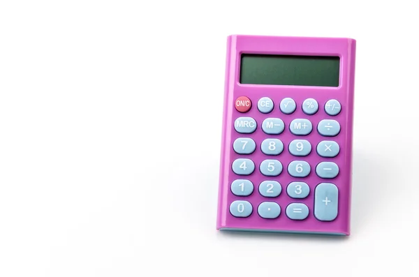 Calculator on white — Stock Photo, Image