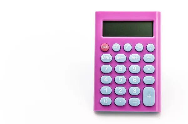 Calculator on white — Stock Photo, Image