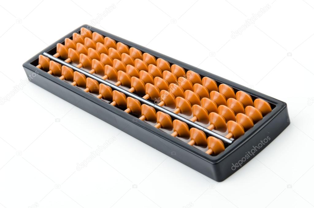Abacus on white