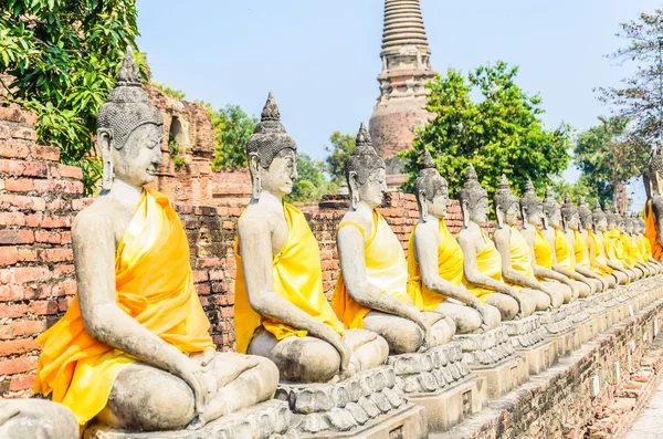 Wat Yai Chaimongkol temple — Stock fotografie