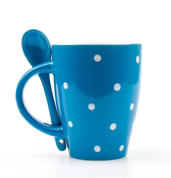 Taza de taza de polka —  Fotos de Stock