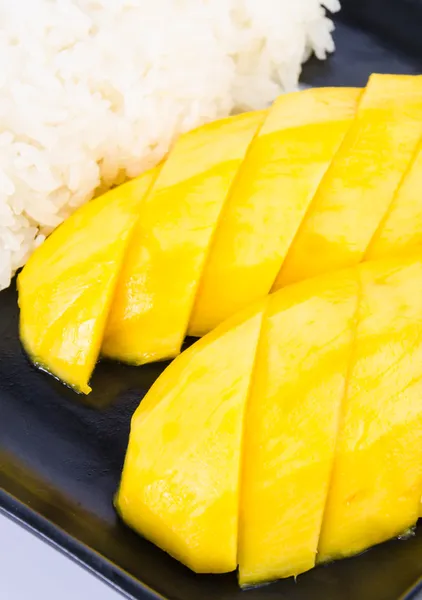 Mangue et riz gluant — Photo