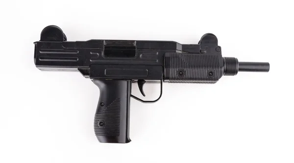 Чёрный пластиковый пистолет — стоковое фото