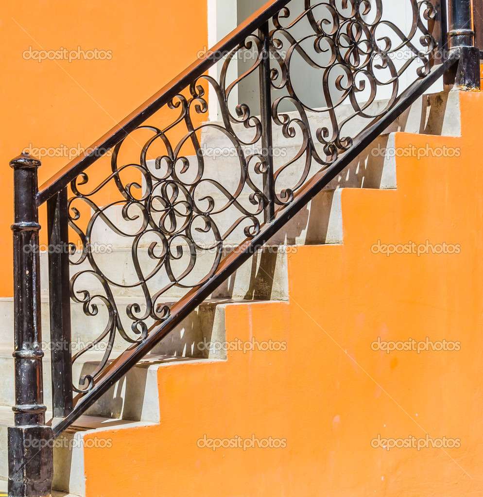 Staircase brick wall — Stock Photo © mrsiraphol 41860489