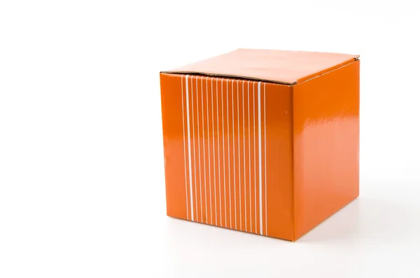 Caja naranja —  Fotos de Stock