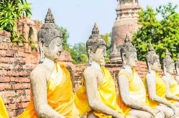 Templul Wat Yai Chaimongkol — Fotografie, imagine de stoc