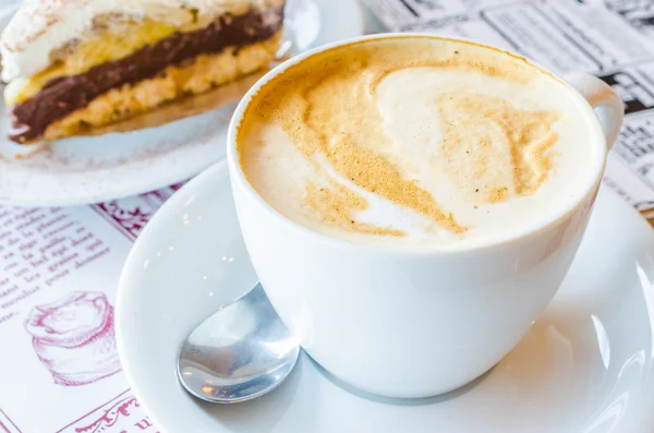 Hot latte — Stock Photo, Image