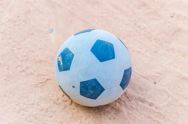 Ball on sand — Stock Photo, Image