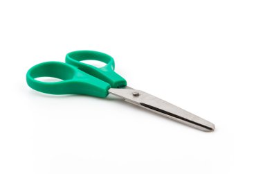 Scissors on white