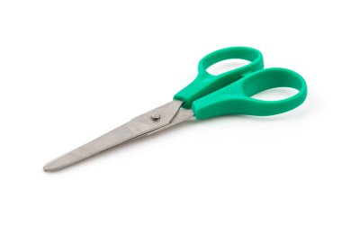 Scissors on white