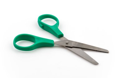 Scissors on white