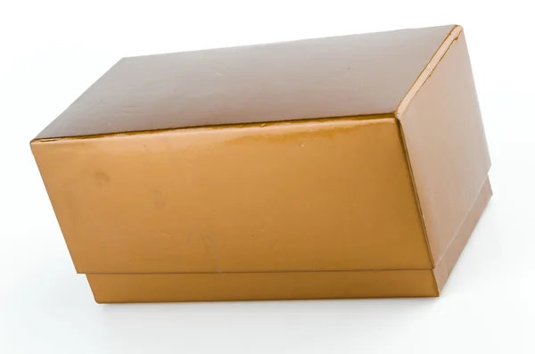 Schachtel auf weiß — Stockfoto