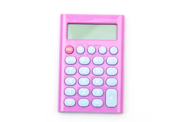Calculator on white — Stock Photo, Image