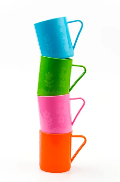 Plastic cups — Stock Photo, Image