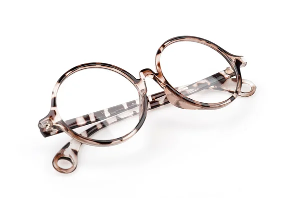 Eyeglassses op wit — Stockfoto