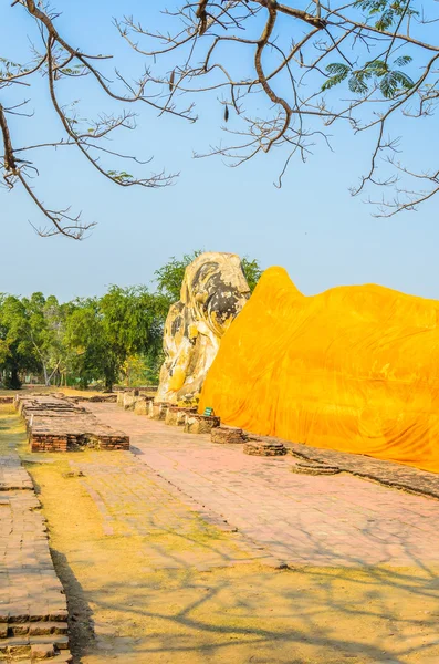 Buddha alvás szobor — Stock Fotó