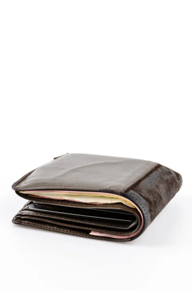Wallet on white — Stock Photo, Image