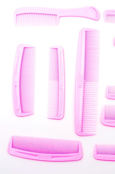 Combs on white — ストック写真