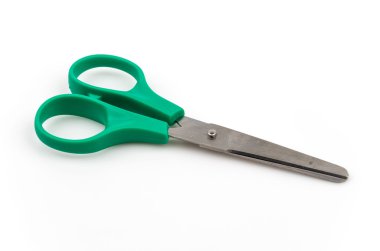 Scissors on white