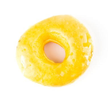 beyaz üzerine çörek